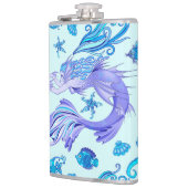 Mermaid Lila Fairy Creation Flachmann (Links)