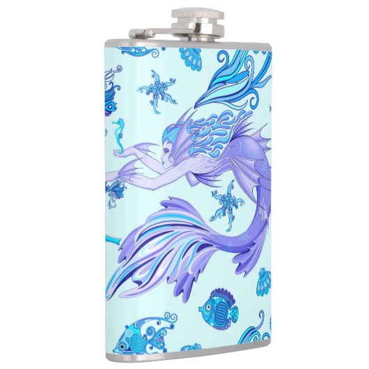 Mermaid Lila Fairy Creation Flachmann (Rechts)