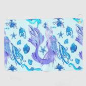 Mermaid Lila Fairy Creation Golfhandtuch (Horizontal)