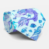 Mermaid Lila Fairy Creation Krawatte (Gerollt)