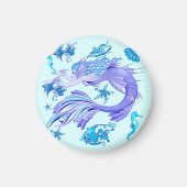 Mermaid Lila Fairy Creation Magnet (Vorne)