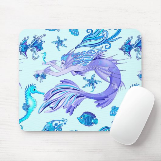 Mermaid Lila Fairy Creation Mousepad (Mit Mouse)