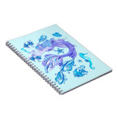 Mermaid Lila Fairy Creation Notizblock (Rechte Seite)
