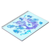 Mermaid Lila Fairy Creation Notizblock (Linke Seite)