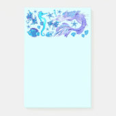 Mermaid Lila Fairy Creation Post-it Klebezettel (Vorderseite)