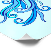 Mermaid Lila Fairy Creation Poster (Ecke)