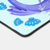 Mermaid Lila Fairy Creation Schreibtischunterlage (Ecke)