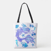 Mermaid Lila Fairy Creation Tasche (Rückseite)
