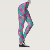 Mermaid Lila Glitzer Scales Leggings (Rechts)
