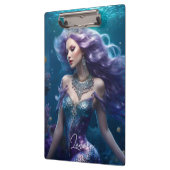 Mermaid Lila Hair Klemmbrett (Links)