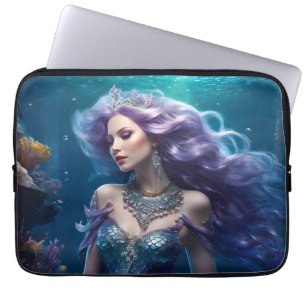 Mermaid Lila Hair Laptopschutzhülle