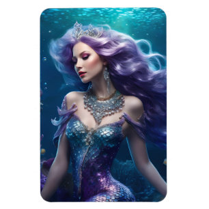 Mermaid Lila Hair Magnet