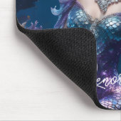 Mermaid Lila Hair Mousepad (Ecke)