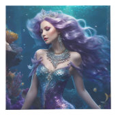 Mermaid Lila Hair Würfel (Rechts)