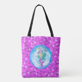Mermaid Lila Tasche (Rückseite)
