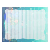 Mermaid Lined - 11" x 8,5" Notepad Notizblock (Vorderseite)