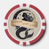 Mermaid Logo Poker Chip (Vorderseite)