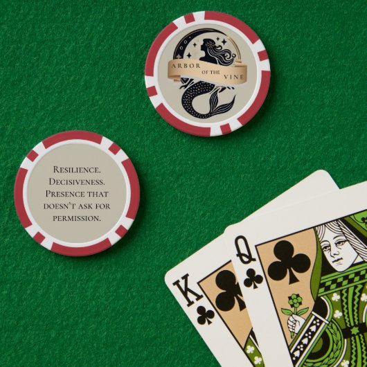 Mermaid Logo Poker Chip (Pokertisch (doppelt))