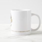 Mermaid-Logo-Tasse Jumbo-Tasse (Rechts)