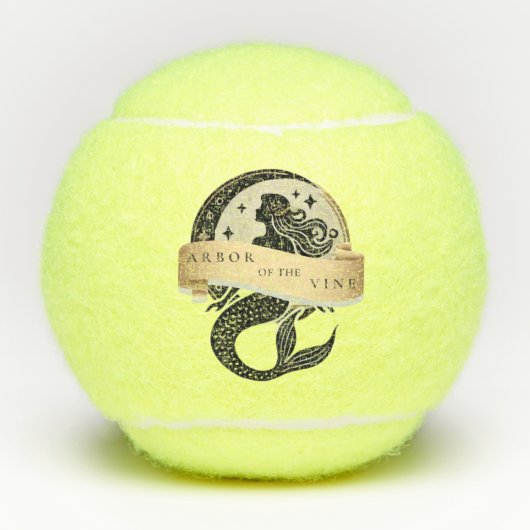 Mermaid Logo Tennis Ball (Vorderseite)