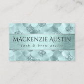 Mermaid Luxe Scale | Grüne Brandmarken für Meerbus Visitenkarte (Vorderseite)