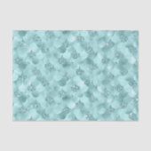 Mermaid Luxe Scale | Sea Mint Green Aqua Sheen Seidenpapier (Vorderseite)