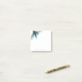 Mermaid Luxe Schwanz | Meeresfrüchte Grünes Aqua C Post-it Klebezettel (Auf Schreibtisch)