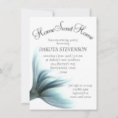Mermaid Luxe | Seafoam Mint Green Zuhause Sweet Zu Einladung (Vorderseite)