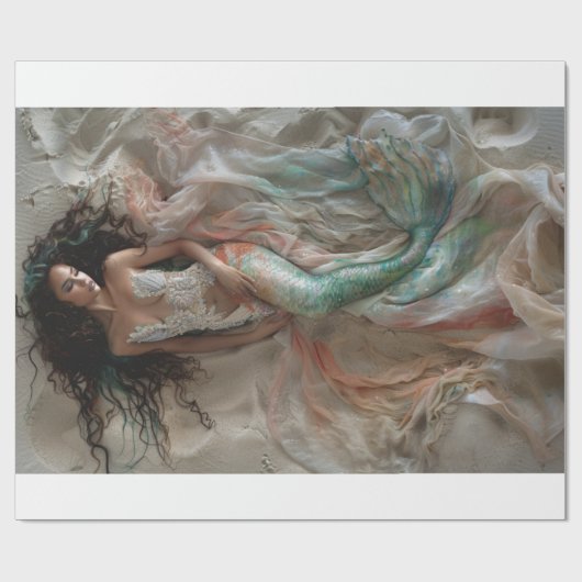 Mermaid Lyfe2 Geschenkpapier (Flach)