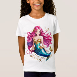 Mermaid-Mädchen T-Shirt