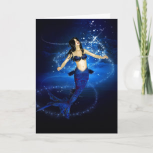 Mermaid Magic Birthday Card Karte