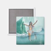 Mermaid Magnet (Vorderseite/Rückseite)