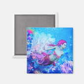 Mermaid Magnet (Vorderseite/Rückseite)