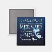 Mermaid Magnet (Vorderseite/Rückseite)