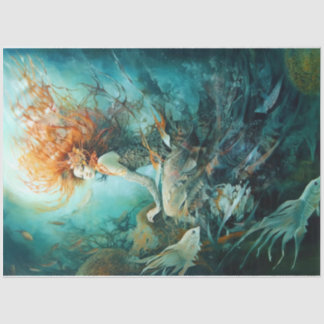Mermaid Maiden Seidenpapier