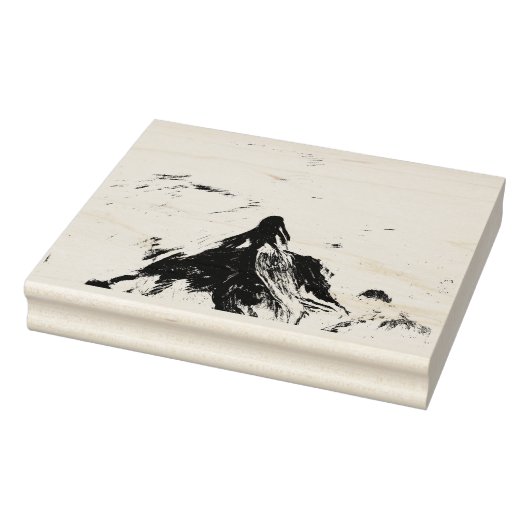 Mermaid-Malerei Gummistempel (Stempel)