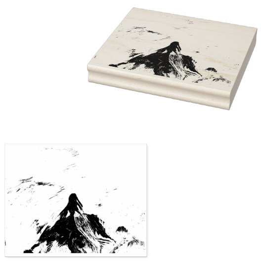 Mermaid-Malerei Gummistempel (Stempel)