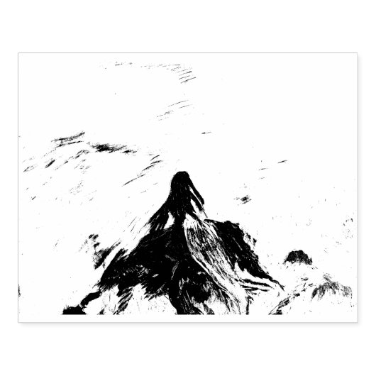 Mermaid-Malerei Gummistempel (Prägung)