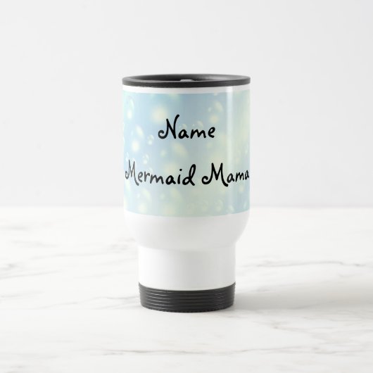 Mermaid Mama design Travel Mug. Reisebecher (Mittel)