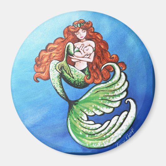 Mermaid Mama Magnet (Vorne)