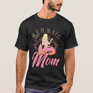 Mermaid Mama Mermaid Geburtstagspartei Familienmat T-Shirt