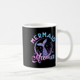 Mermaid Mama Seashell Birthday Women Ocean Matchin Kaffeetasse