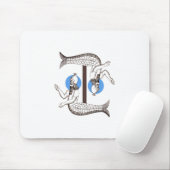 Mermaid männlich Kaiser Triton Mousepad (Mit Mouse)