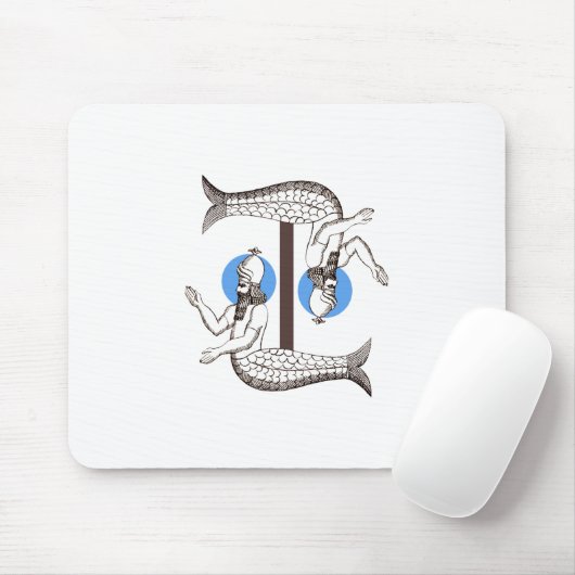 Mermaid männlich Kaiser Triton Mousepad (Mit Mouse)