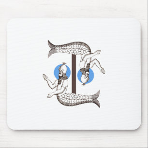 Mermaid männlich Kaiser Triton Mousepad