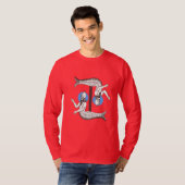 Mermaid männlich Kaiser Triton T-Shirt (Vorne ganz)
