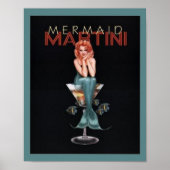 Mermaid Martini Poster (Vorne)