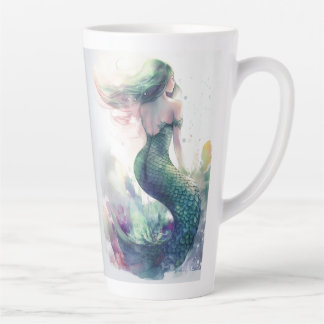 Mermaid (matches w/ Illustrated Mermaid Journal) Milchtasse