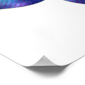 Mermaid - "Mermaid Squad" - Glitzer für Aquamarine Poster (Ecke)