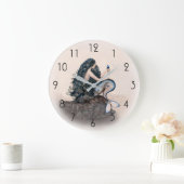 Mermaid Mermaids Fantasy Myth Große Wanduhr (Zuhause)